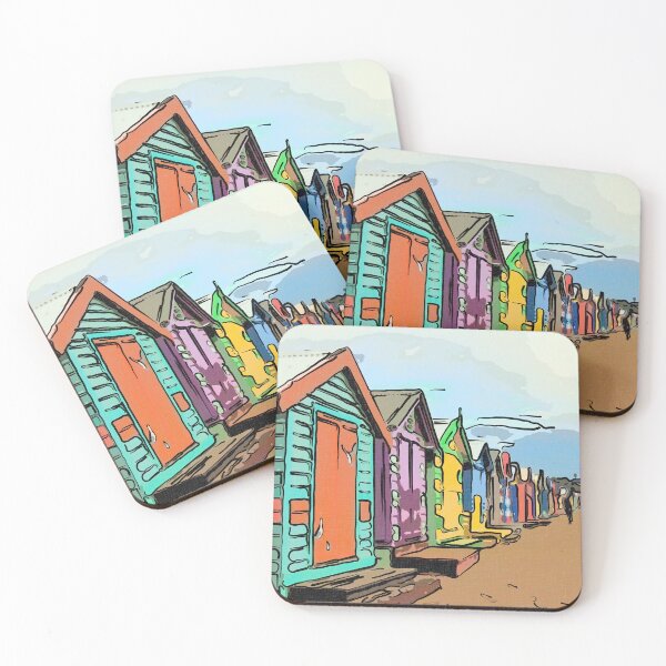 Item preview, Brighton Bay Beach Sheds in Melbourne Australia designed and sold by Ozjanette90.