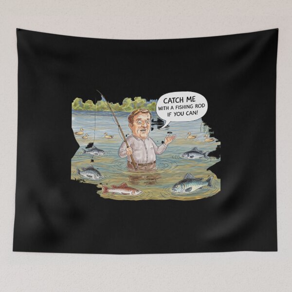 Item preview, Catch Me With A Fishing Rod If You Can! designed and sold by mirciashop.