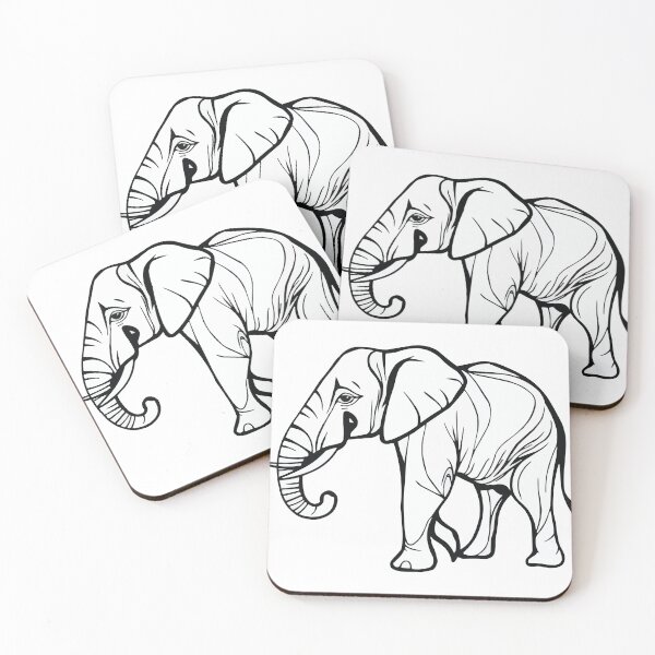 Item preview, Abstract Elephant designed and sold by Getup-clothing.