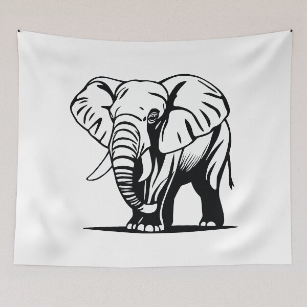 Item preview, Abstract Elephant designed and sold by Getup-clothing.