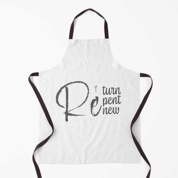 Item preview, Return Repent Renew – Christian Lent Season Typography designed and sold by CrossCrafted.