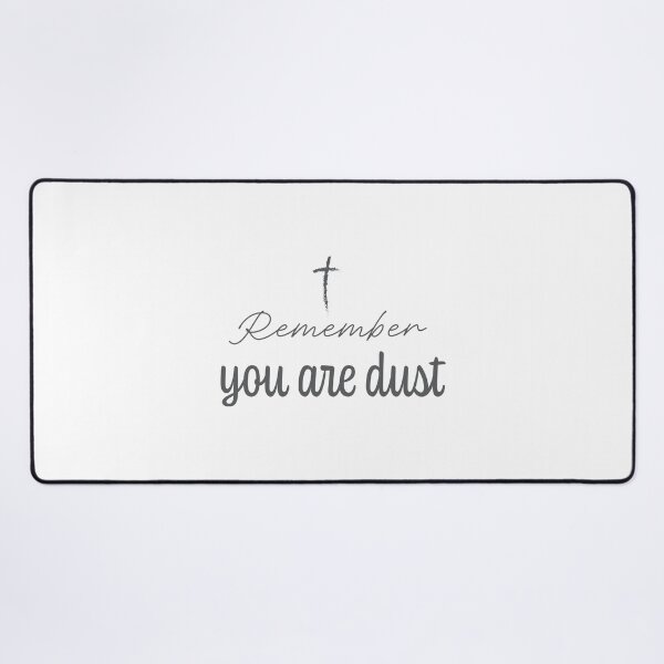 Item preview, Remember You Are Dust – Christian Lent Season Typography designed and sold by CrossCrafted.