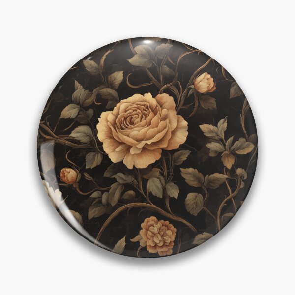 Item preview, Dark Academia Floral Pattern Isolde designed and sold by Lichtisign.