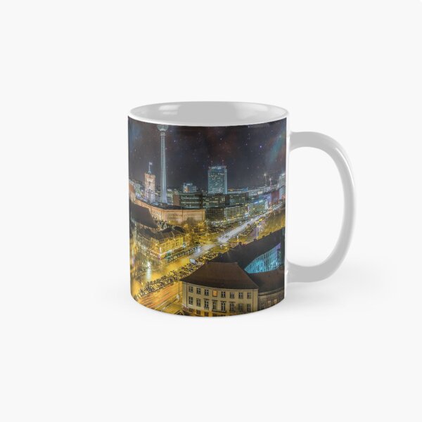 Item preview, Berlin skyline at night designed and sold by Mauswohn.