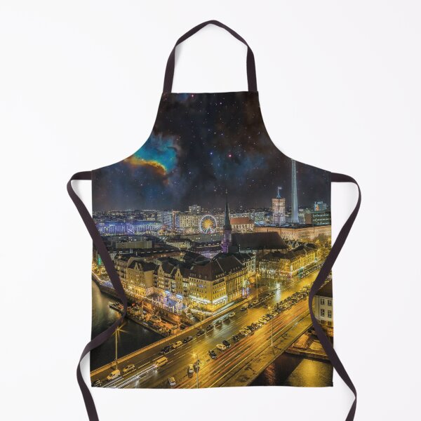 Item preview, Berlin skyline at night designed and sold by Mauswohn.