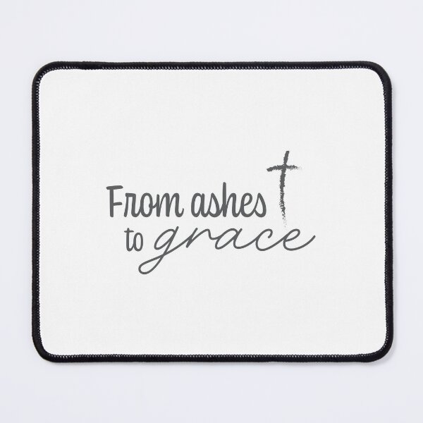 Item preview, From Ashes To Grace – Christian Lent Season Typography designed and sold by CrossCrafted.