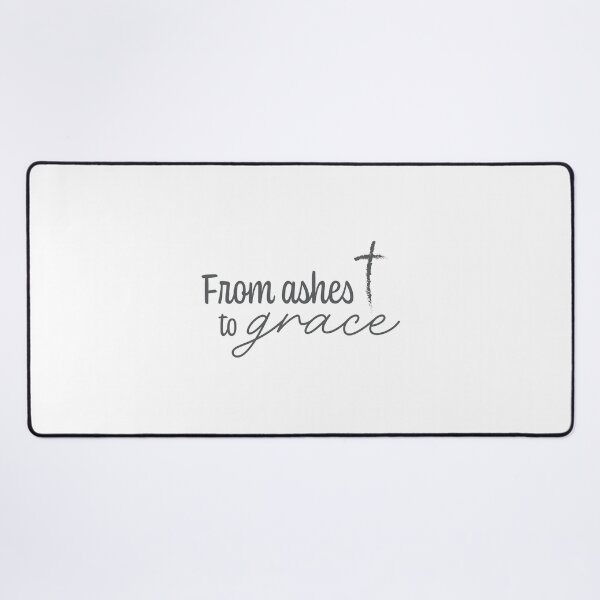 Item preview, From Ashes To Grace – Christian Lent Season Typography designed and sold by CrossCrafted.