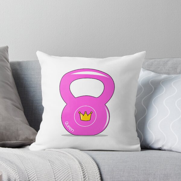 Item preview, Pink kettlebell with title queen designed and sold by ZnDigitalPrints.