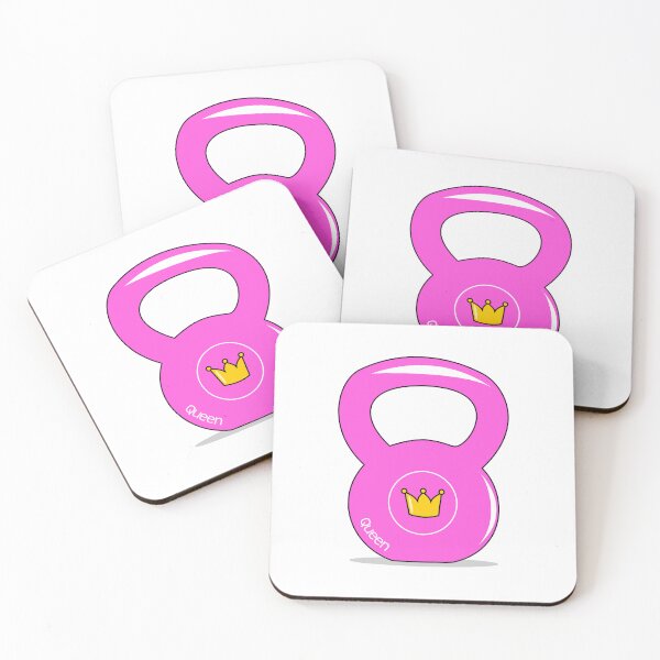 Item preview, Pink kettlebell with title queen designed and sold by ZnDigitalPrints.