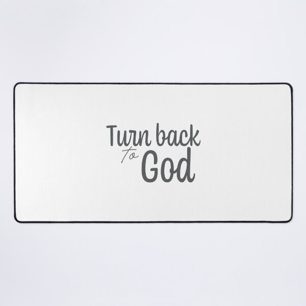 Item preview, Turn Back To God  – Christian Lent Season Typography designed and sold by CrossCrafted.