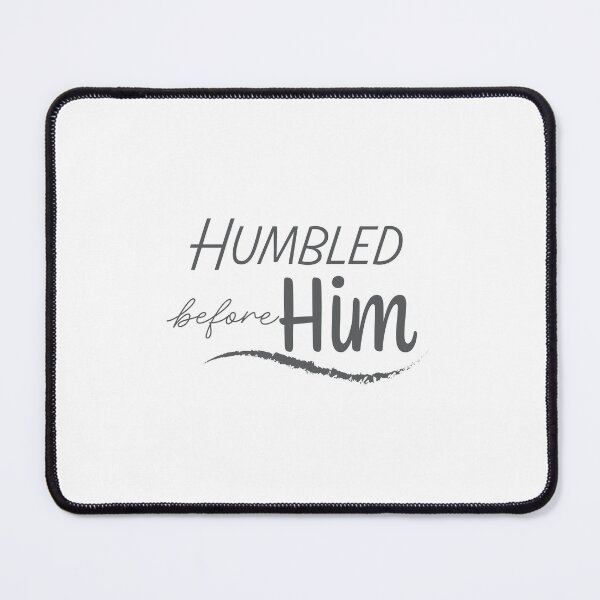 Item preview, Humbled Before Him – Christian Lent Season Typography designed and sold by CrossCrafted.