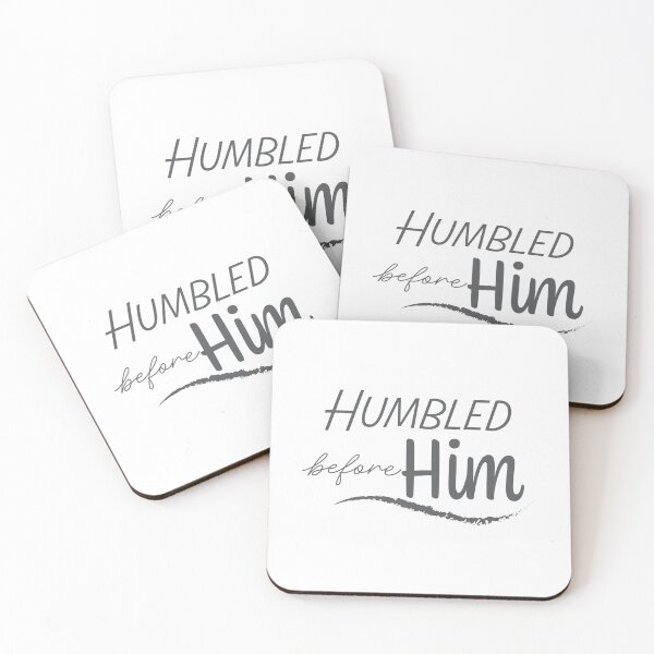 Item preview, Humbled Before Him – Christian Lent Season Typography designed and sold by CrossCrafted.