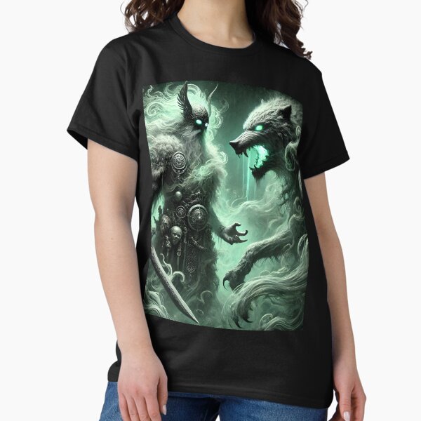 Item preview, "Tyr and the Ethereal Fenrir" designed and sold by Umbra666.