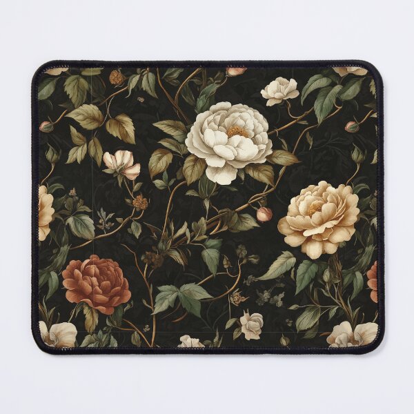 Item preview, Dark Academia Floral Pattern Melody designed and sold by Lichtisign.