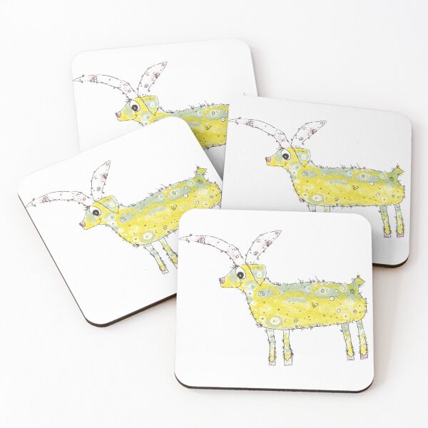 Item preview, Sweet little goat out at feed designed and sold by bluelandfriends.
