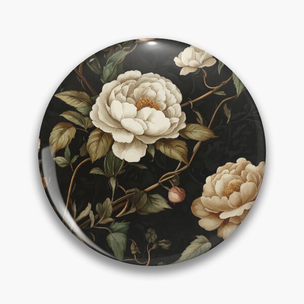 Artikelvorschau, Dark Academia Floral Pattern Melody entworfen und verkauft von Lichtisign.