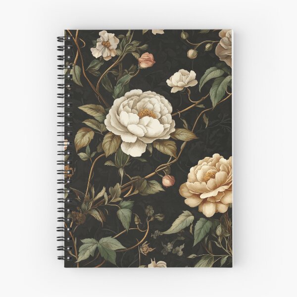 Item preview, Dark Academia Floral Pattern Melody designed and sold by Lichtisign.