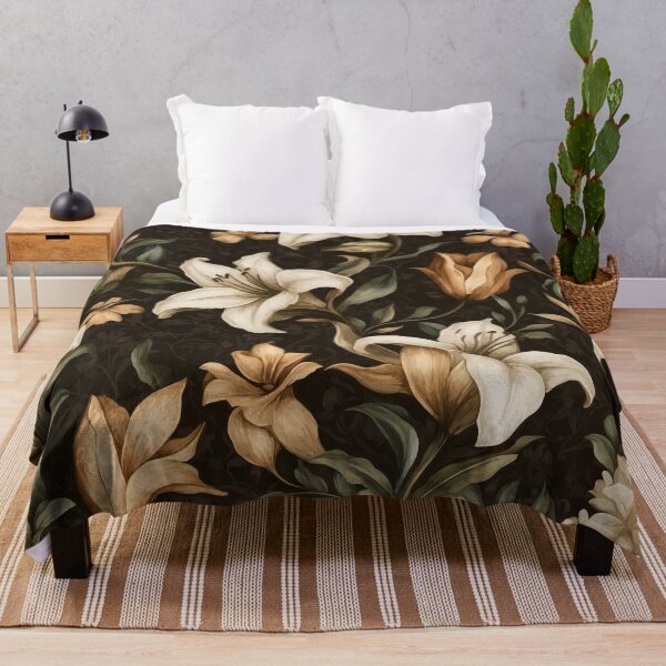 Item preview, Dark Academia Floral Pattern Ophelia designed and sold by Lichtisign.