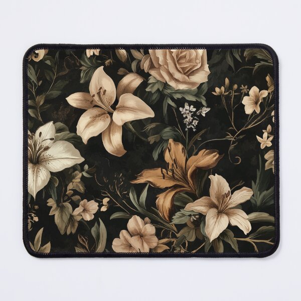 Item preview, Dark Academia Floral Pattern Lily designed and sold by Lichtisign.