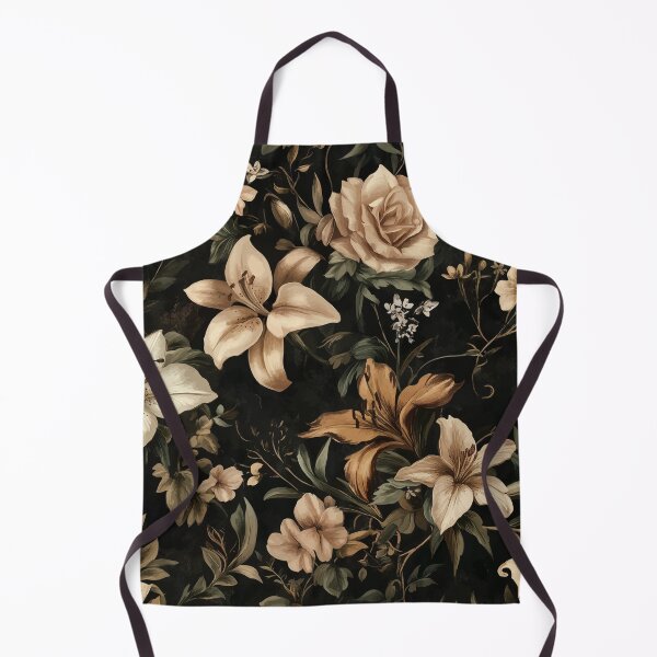 Item preview, Dark Academia Floral Pattern Lily designed and sold by Lichtisign.