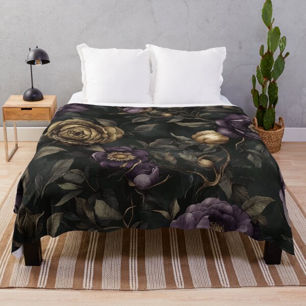 Item preview, Dark Academia Floral Pattern Odette designed and sold by Lichtisign.