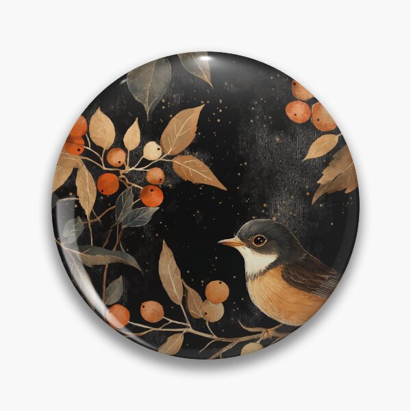 Item preview, Dark Academia Nature Pattern Babybird designed and sold by Lichtisign.