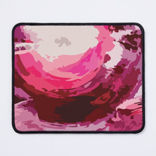 Item preview, Abstract pink mandala art energetic vibration digitalized acrylic painting tapestry wall art designed and sold by AlicjaKey.