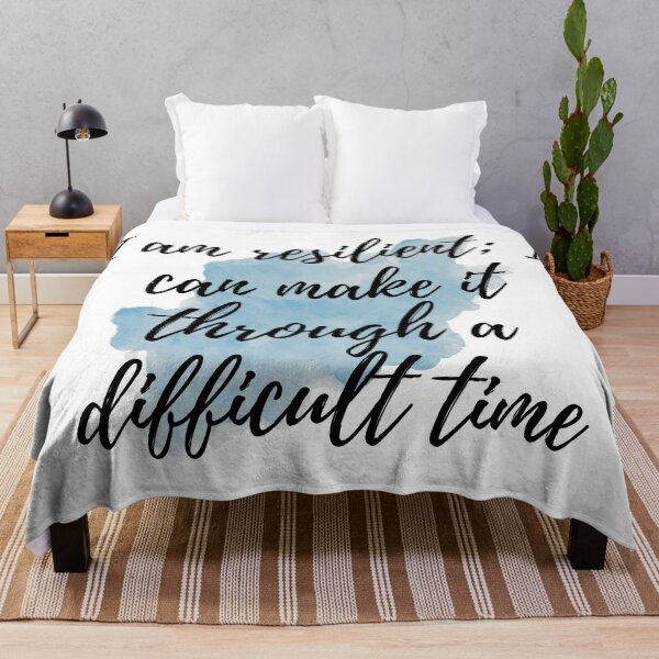Item preview, I am resilient; I can make it through a difficult time - Positive Affirmations - For Anxiety [ 2025 - Collection ] designed and sold by elmsstudios.