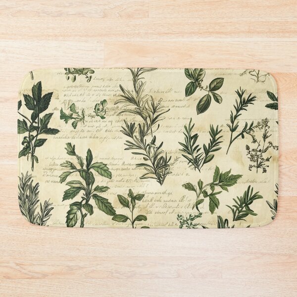 Item preview, Dark Academia Scholarly Pattern Herbs designed and sold by Lichtisign.