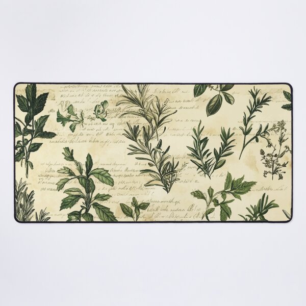 Item preview, Dark Academia Scholarly Pattern Herbs designed and sold by Lichtisign.