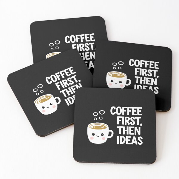Item preview, Coffee First Then Ideas Creative Fuel Design Caffeine Fix  designed and sold by w1ckerman.