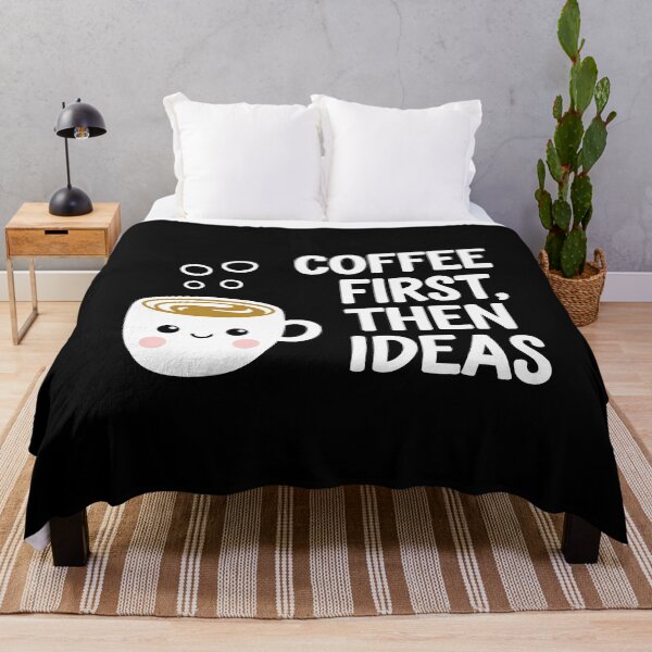 Item preview, Coffee First Then Ideas Creative Fuel Design Caffeine Fix  designed and sold by w1ckerman.