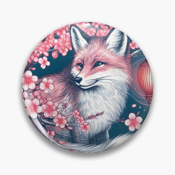 Item preview, Vibrant Fox Amid Sakura Splendor designed and sold by inkNext.