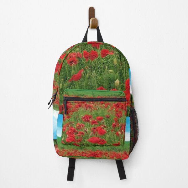 Item preview, A field of red poppies in Sussex, England designed and sold by Foundry88.