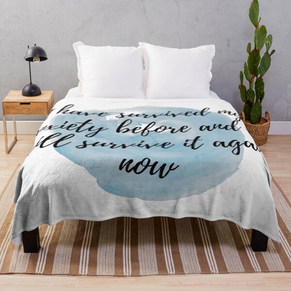 Item preview, I have survived my anxiety before and I will survive it again now - Positive Affirmations - For Anxiety [ 2025 - Collection ] designed and sold by elmsstudios.