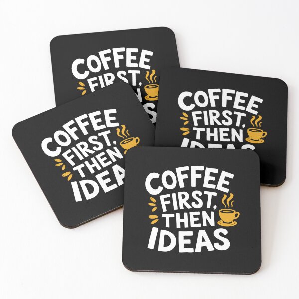 Item preview, Coffee First Then Ideas Creative Fuel Design Caffeine Fix  designed and sold by w1ckerman.