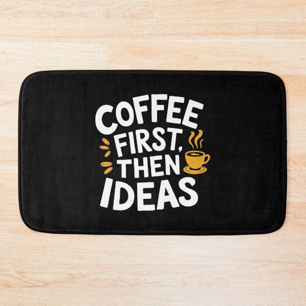 Item preview, Coffee First Then Ideas Creative Fuel Design Caffeine Fix  designed and sold by w1ckerman.