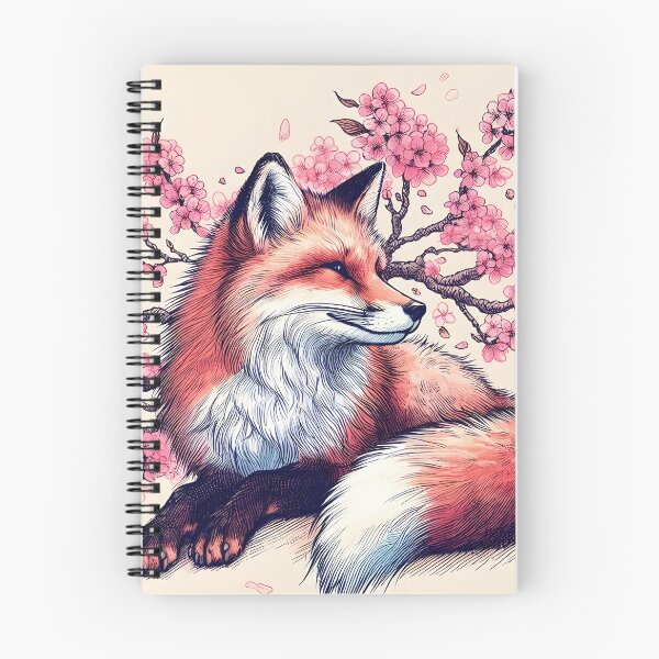 Item preview, Fox in Cherry Blossom Wonderland designed and sold by inkNext.