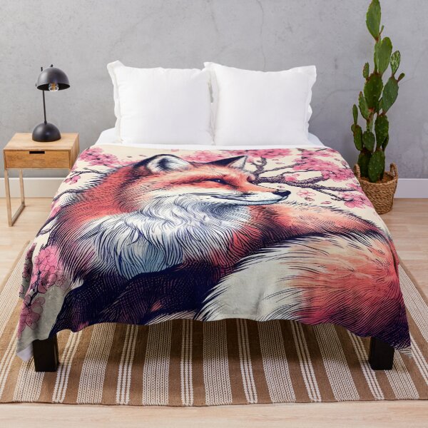 Item preview, Fox in Cherry Blossom Wonderland designed and sold by inkNext.