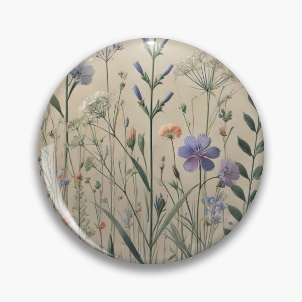 Item preview, Elegant Wildflower Botanical Illustration – Vintage Nature Artwork designed and sold by LDArtWork.