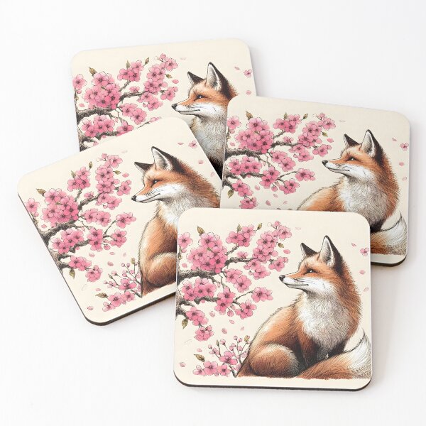 Item preview, Fox in Cherry Blossom Wonderland designed and sold by inkNext.