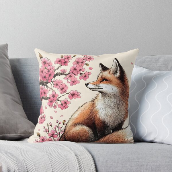 Item preview, Fox in Cherry Blossom Wonderland designed and sold by inkNext.