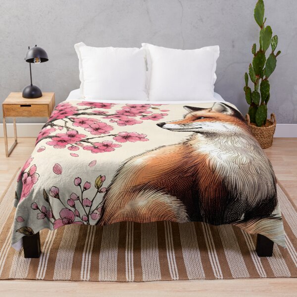 Item preview, Fox in Cherry Blossom Wonderland designed and sold by inkNext.