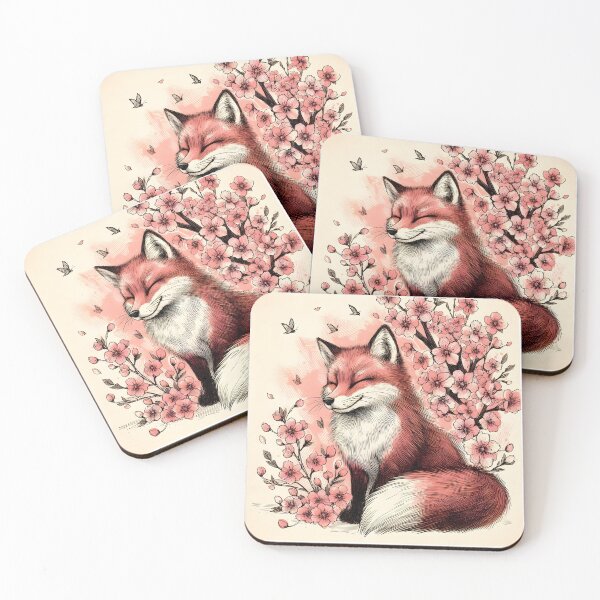 Item preview, Copy of Fox in Cherry Blossom Wonderland designed and sold by inkNext.