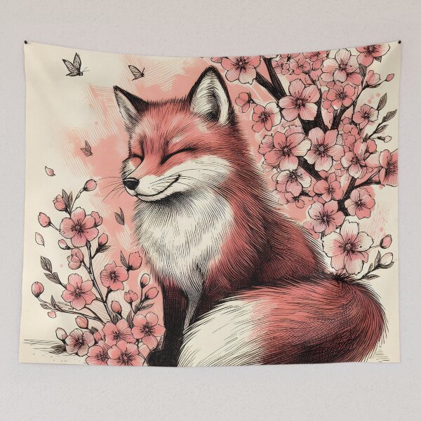 Item preview, Copy of Fox in Cherry Blossom Wonderland designed and sold by inkNext.