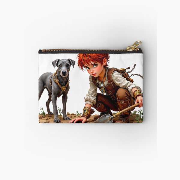 Artikelvorschau, Inka und Bichette: Steampunk-Gartenarbeit entworfen und verkauft von Anne-Abadie.