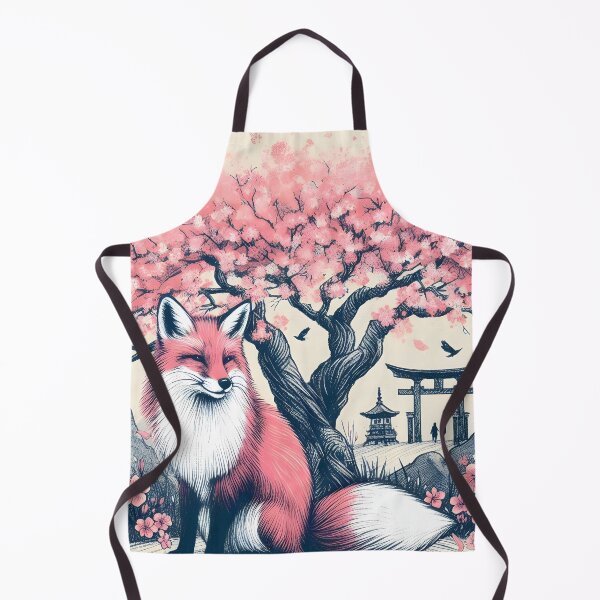 Item preview, Sakura Fox in Serene Bliss designed and sold by inkNext.