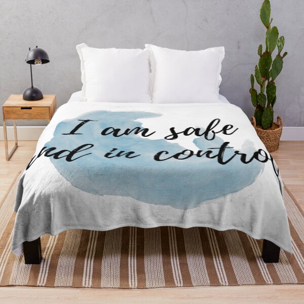 Item preview, I am safe and in control - Positive Affirmations - For Anxiety [ 2025 - Collection ] designed and sold by elmsstudios.