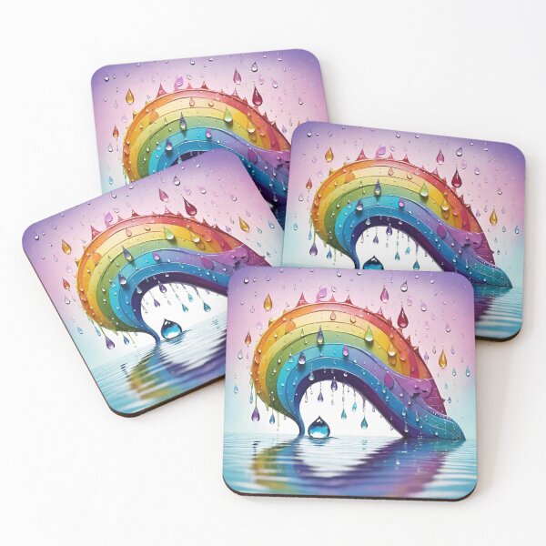 Item preview, Rainbow reflections designed and sold by KWGD - Kelly Woodward Graphic Designer.