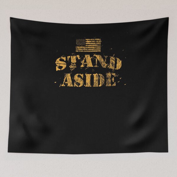 Item preview, American Military USA Flag Pride SFMF Gold Stand Aside designed and sold by KNUXX Shop.